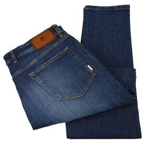 PT DENIM Blue SWING Slim Fit Low Rise Cotton Stretch Denim Jeans 38 NWT
